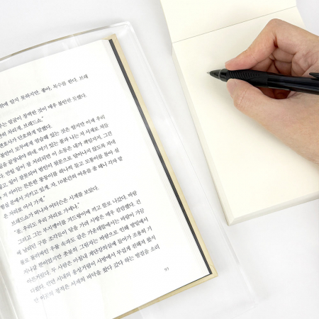 르웨이 투명 책 아크릴 페이퍼 문진 #6