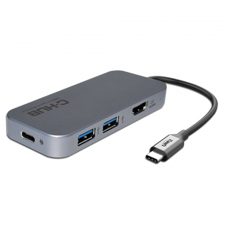100W PD고속충전 4IN1 USB 3.0 C타입 썬더볼트 HDMI 삼성 덱스 노트북 멀티 포트 허브 UMHUB4in1 #2