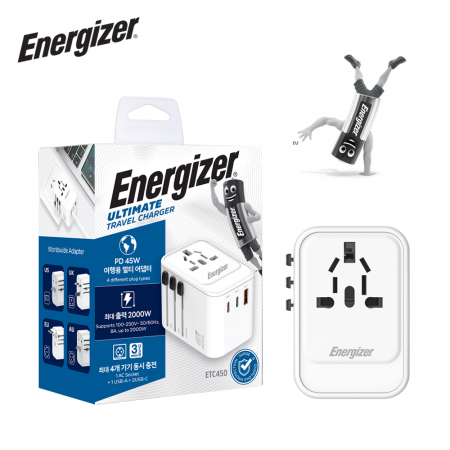 에너자이저 여행용 멀티 어댑터 PD 45W 충전 해외여행용 #9