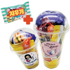 랜덤 지우개+비타민 컵간식