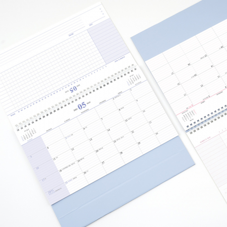 2026년 탁상달력노트 캘린더 297x210 / 기본 양면 박 인쇄 #3