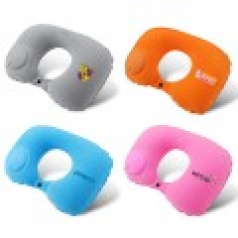 펌프식 에어 목베개 기내용 목쿠션 H163