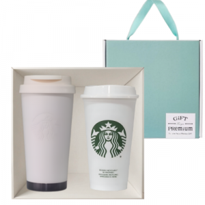 스타벅스 SS 시그니처 엘마 텀블러 473ml + 스타벅스 리유저블 핫컵 473ml