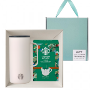 스타벅스 SS 시그니처 탱크 텀블러 503ml + 스타벅스 드립백 5p