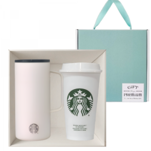 스타벅스 SS 시그니처 탱크 텀블러 503ml + 스타벅스 리유저블 473ml 핫컵