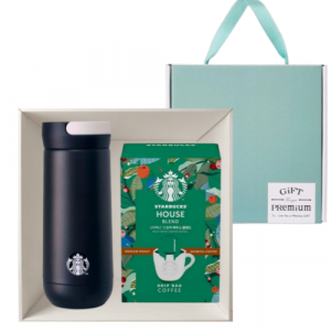 스타벅스 SS 시그니처 나수 텀블러 355ml + 스타벅스 드립백 5p