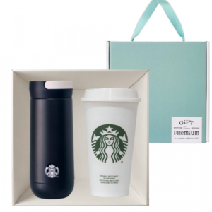 스타벅스 SS 시그니처 나수 텀블러 355ml + 스타벅스 리유저블 핫컵 473ml