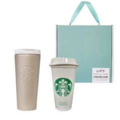 스타벅스 SS 뉴트럴 밸류 텀블러 473ml + 스타벅스 리유저블 핫컵 473ml