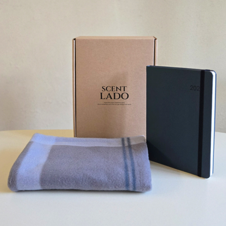 센트라도 패턴 담요+데이지 다이어리 세트 #3