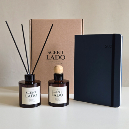 센트라도 디퓨저 150ml+차량용 디퓨저 150ml+데이지 다이어리 세트 #2