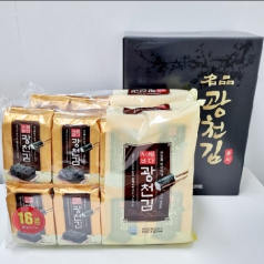 서해바다 광천김 도시락김 전통김 선물세트