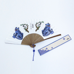 푸른호랑이 오죽선 대나무부채