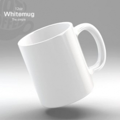 몽소화이트머그 12oz