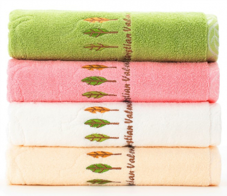 내츄럴 나뭇잎 30수 160g 타올 // 국내생산 #4