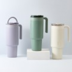 락앤락 메트로 카페 듀얼핸들 세라믹 텀블러1.2L HA