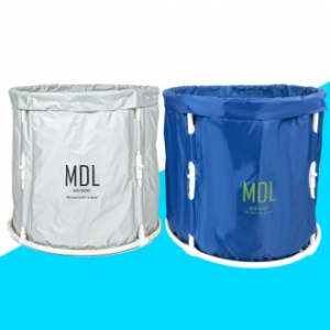 올지 원터치 접이식욕조 원형 반신 욕조 1인 성인 욕실 원룸