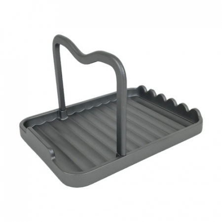 올지 조리도구 거치대 2단 냄비뚜껑 받침대 국자 집게 #4