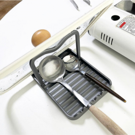 올지 조리도구 거치대 2단 냄비뚜껑 받침대 국자 집게 #5