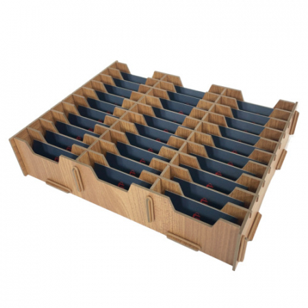 올지 우드 명함보관함 60칸 쿠폰 꽂이 카드 사원증 대형 #6