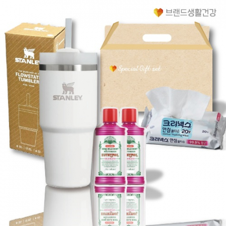 스탠리퀜처591ml+유시몰가글+크리넥스 안심물티슈 #3