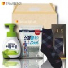 닥스양말+유한양행 슈퍼쿨파프+버블 거품핸드워시