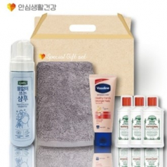 디펜드샴푸+국산수건+바세린핸드로션+유시몰