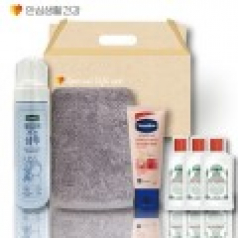 디펜드샴푸+국산수건+바세린핸드로션+유시몰