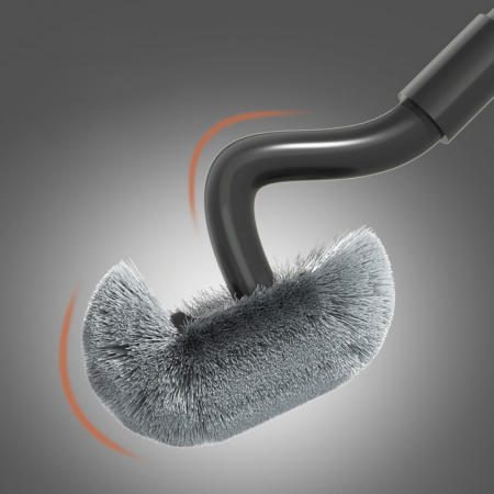 올지 롱 변기솔 화장실 실리콘 변기 솔 욕실 양변기 소변기 브러쉬 #4