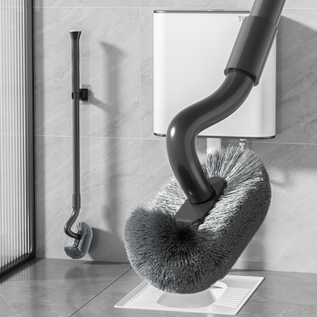 올지 롱 변기솔 화장실 실리콘 변기 솔 욕실 양변기 소변기 브러쉬 #3