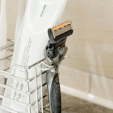 올지 스텐 칫솔꽂이 면도기 걸이 치약 칫솔 거치대 통 욕실 화장실 4인 가족 #4