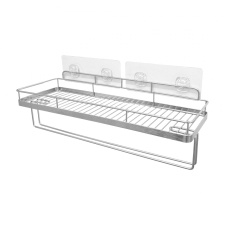 올지 무타공 와이드 수건선반 수건 걸이포함 스텐 SUS 304 욕실 거치 화장실 젠다이 #5