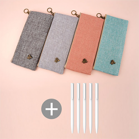 내츄럴 펜슬파우치 샤오미 내츄럴펜 5p세트 #4