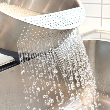 올지 스텐 304 쌀 세척볼 씻는 볼 채반 믹싱볼 주방 도구 보울 손잡이 #5