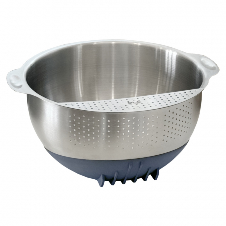 올지 스텐 304 쌀 세척볼 씻는 볼 채반 믹싱볼 주방 도구 보울 손잡이 #3