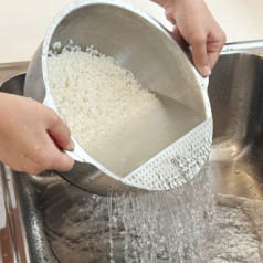 올지 스텐 304 쌀 세척볼 씻는 볼 채반 믹싱볼 주방 도구 보울 손잡이