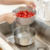 작은이미지: 올지 스텐 304 채반 믹싱볼 2단세트 다용도 세척 볼 깊은 주방 보울 #9