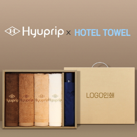 협립3단모던완전자동우산 +협립40수호텔코마180타월4P #2