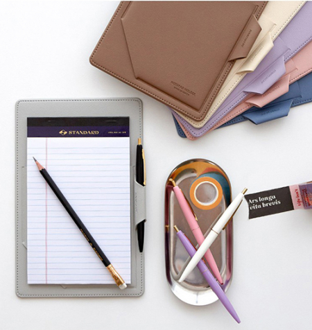 휴대용 노트패드 홀더 A5 직장인 메모패드 #2