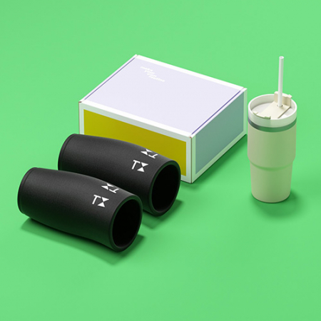 루티네 선물세트 밀크티 텀블러+시온타 냉온 슬리브 #4