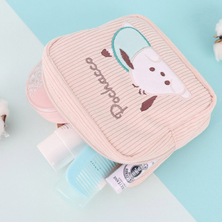 산리오 코듀로이 파우치 #5