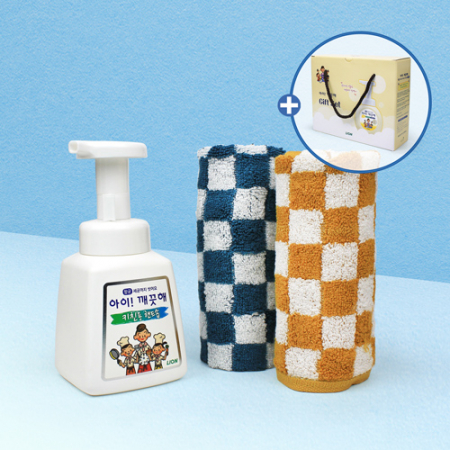 주방전용 아이깨끗해 핸드워시 + 기라로쉬 뱀부얀 주방타올 2P + 아이깨끗해 정품케이스 #2