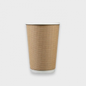 3중단열컵 베이직 크라프트 13온스 1박스 500개