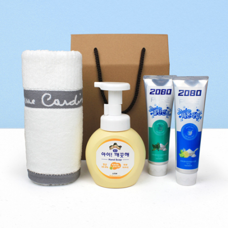 피에르가르뎅 타올+아이깨끗해 핸드워시+2080 퓨어 치약 125g 2종 #2