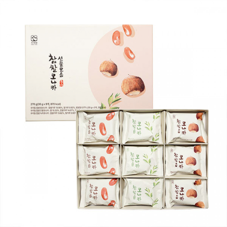 25년 풍성한추석[우리밀] 인절미 모나카 선물세트 [9개입](과세) #2