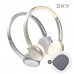 작은이미지: 스카이 핏 에어 HA1 ANC 노이즈캔슬링 블루투스 6.0 무선 헤드셋+파우치 세트 #2