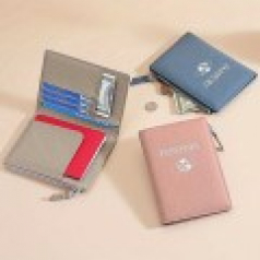 TH157 프리미엄 정품 가죽 동전 및 여권 지갑