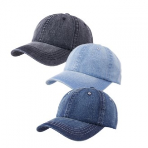 무지 데님 볼캡 청지 야구 모자
