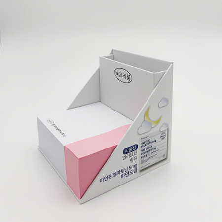 삼각큐브 메모함 #3