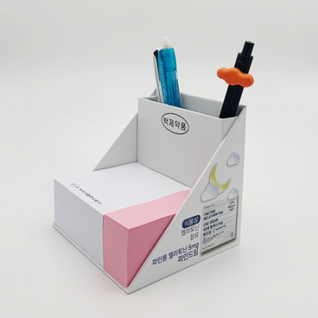 삼각큐브 메모함 #2