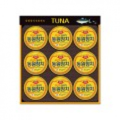 명절선물세트 동원참치 AD9호, 동원참치 살코기 85G 9개, 손잡이케이스/ 박스단위 무료배송
